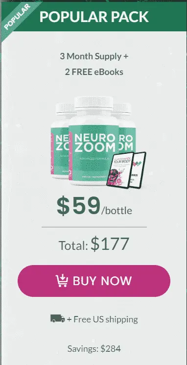 Neurozoom - 6 bottle pack